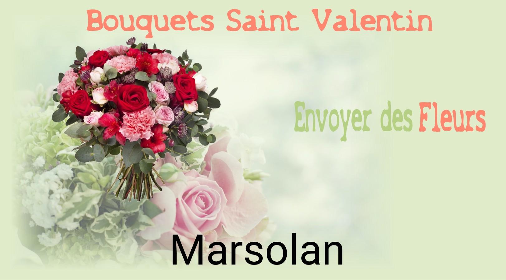 Roses de Saint-Valentin livrées à Marsolan